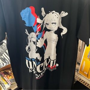Uncivil Ms Kobayashi’s Dragon Maid Tohru T-shirt Size Large